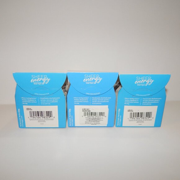 6 Size B - L'eggs Sheer Energy Stockings Leggs Control Top Pantyhose Bundle - Picture 7 of 7